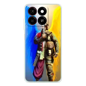 Чохол з картинкою (Патріотичний КОЗАК) на ZTE Blade A35 (КОЗАК з крилами)