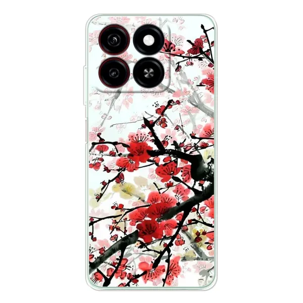 Чехол с рисунком «Красивая Сакура» для ZTE Blade A35 Чехол с рисунком «Красивая Сакура» для ZTE Blade A35