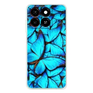 Силіконовий бампер з картинкою звірів для ZTE Blade A35 (Крила метеликів)
