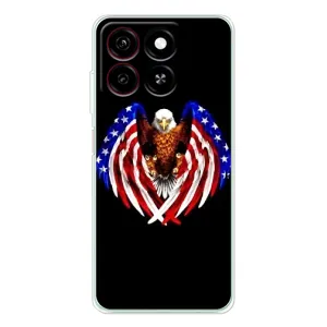 Чохол Прапор USA для ZTE Blade A35 (Крила США)
