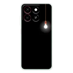 Чохол з картинками на чорному фоні для ZTE Blade A35 (Лампочка)