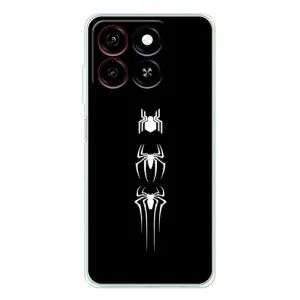 Чехол Супергерой Человека Паука на ZTE Blade A35 (Лого паука)