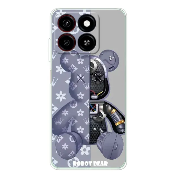 Чехол с рисунком «Медведь Louis Vuitton» для ZTE Blade A35