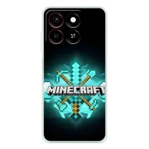 Чехол майнкрафт для ZTE Blade A35 (MineCraft 2)