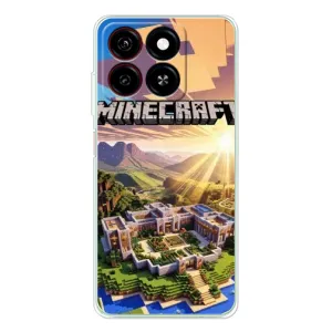 Чехол майнкрафт для ZTE Blade A35 (MINECRAFT)