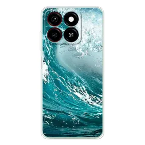Летний Чехол на ZTE Blade A35 (Морская волна)