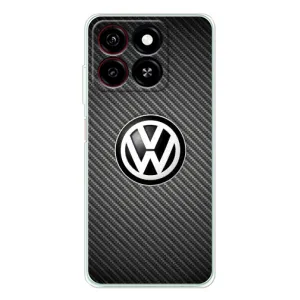Чехол "Фольксваген" для ZTE Blade A35 (На карбоне)