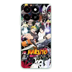 Купить Чехлы на телефон с принтом Anime для ZTE Blade A35 (Наруто постер)
