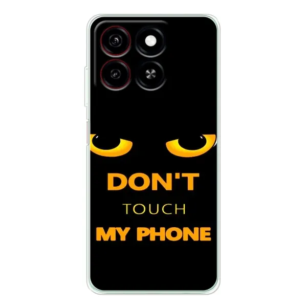 Чехол с рисунком «Не трогай мой телефон» для ZTE Blade A35 Чехол с рисунком «Не трогай мой телефон» для ZTE Blade A35
