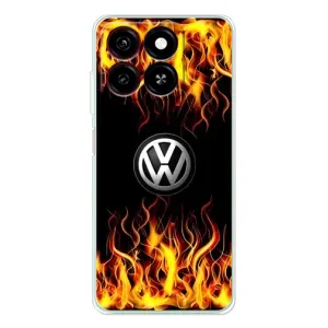 Чехол "Фольксваген" для ZTE Blade A35 (Огненный Лого)