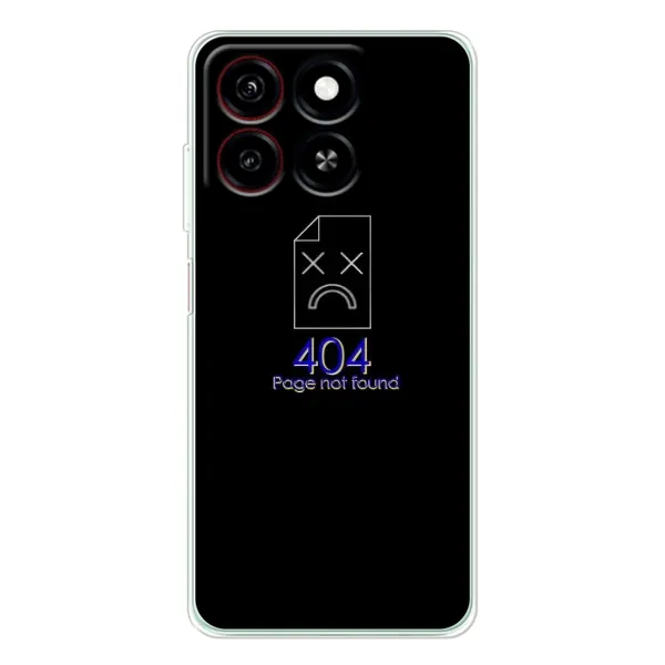 Чехол с рисунком «Ошибка 404» для ZTE Blade A35 Чехол с рисунком «Ошибка 404» для ZTE Blade A35