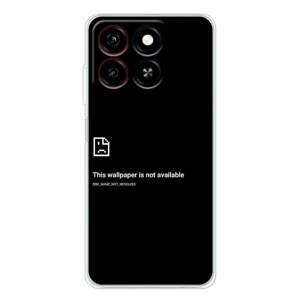 Чехол с рисунком «Ошибка» для ZTE Blade A35 Чехол с рисунком «Ошибка» для ZTE Blade A35