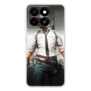 Силиконовый чехол с картинкой "Герой Pubg" на ZTE Blade A35