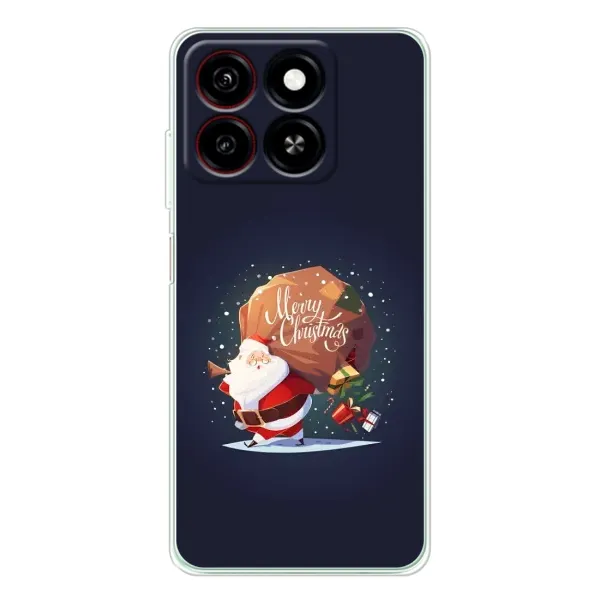 Чехол с рисунком «Подарки от Санты» для ZTE Blade A35