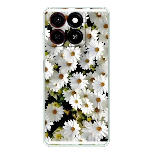 Чехол с рисунком «Рамка в ромашках» для ZTE Blade A35 Чехол с рисунком «Рамка в ромашках» для ZTE Blade A35