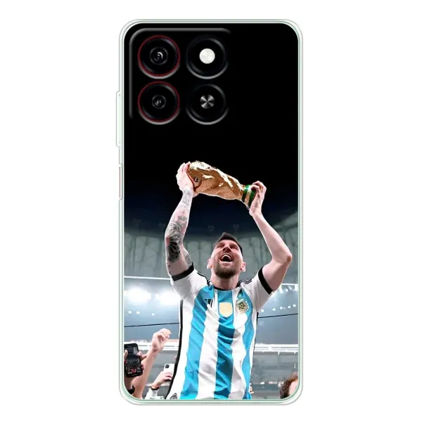 Чехол с рисунком «Счастливый Месси» для ZTE Blade A35 Чехол с рисунком «Счастливый Месси» для ZTE Blade A35