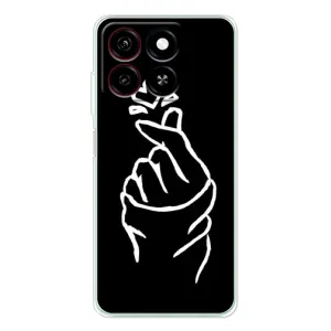 Чохол (Знак сердечка) для ZTE Blade A35 (Сердечко на чорному)