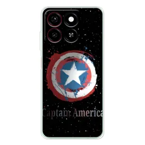 Чехол с Щитом Капитана Америки на ZTE Blade A35 (Щит Капитана)