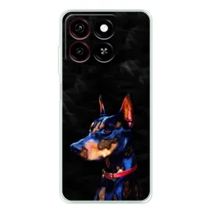 Бампер для ZTE Blade A35 з картинкою "Песики" (Собака Мопсік)