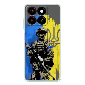 Чехлы с принтом (Воины ЗСУ) для ZTE Blade A35 (Солдат ЗСУ)