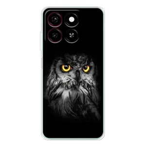 Чохли з принтом СОВИ для ZTE Blade A35 (Сова на чорному)