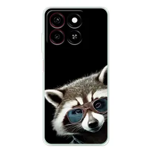Силіконовий Чохол з Энотами  на ZTE Blade A35 (Стильний Єнот)