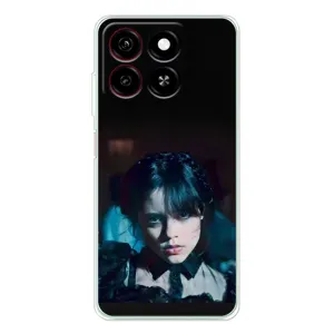 Чехлы с принтом Уэнсдей на ZTE Blade A35 (Танец Уэнсдей)