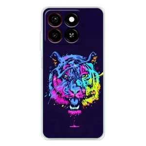Силіконовий бампер з картинкою звірів для ZTE Blade A35 (Тигр-Арт)
