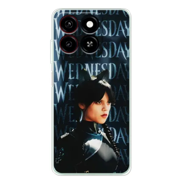 Чехол с рисунком «Уэнздей с ушками» для ZTE Blade A35 Чехол с рисунком «Уэнздей с ушками» для ZTE Blade A35