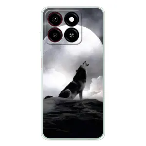Чохол з Вовком на ZTE Blade A35 (Вовк і місяць)