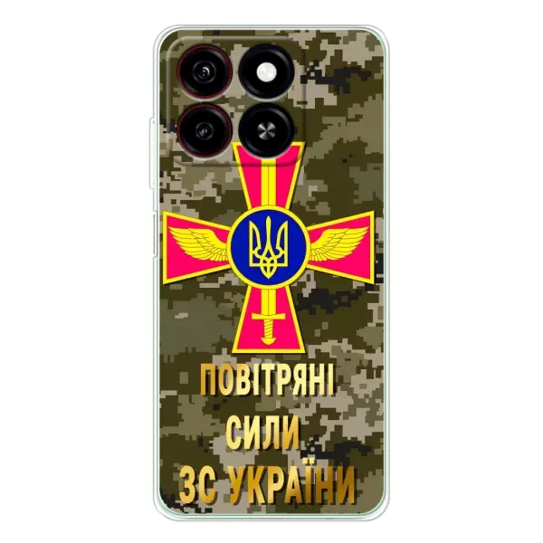 Чехол с рисунком «ВС ЗСУ» для ZTE Blade A35 Чехол с рисунком «ВС ЗСУ» для ZTE Blade A35