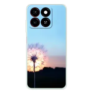 Силіконовий Чохол з кульбабками на ZTE Blade A35 (Захід з кульбабкою)