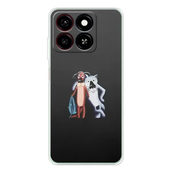 Чехол с рисунком «Шо, опять» для ZTE Blade A35