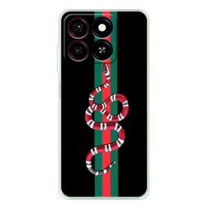 Чехлы Бренд GUCCI для ZTE Blade A35 (Змей Гуччи)