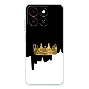 Чохол (Корона на чорному фоні) для Блейд А35 (Золота корона)