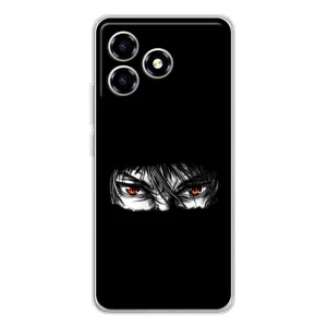 Силиконовые чехлы с глазами Anime для ZTE Blade A36 (Аниме глаза)