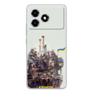 Чохли на військову тематику для ZTE Blade A36 (Азовсталь)