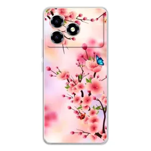 Чохол з картинкою Сакури на ZTE Blade A36 (Метелики на сакурі)