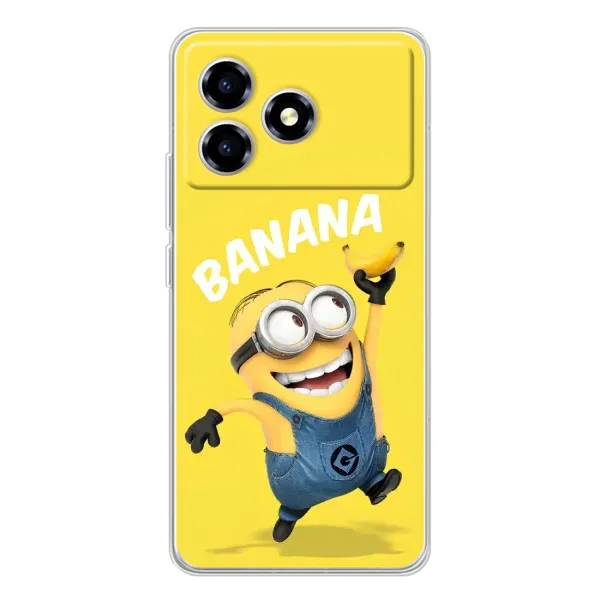 Чехол с рисунком «Banana» для ZTE Blade A36