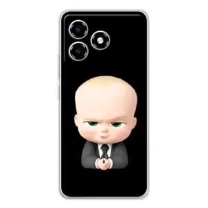 Мультяшный принт на Чехол для ZTE Blade A36 (Бос)