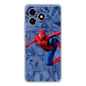 Силиконовый Чехол для ZTE Blade A36 (Человек Паук)