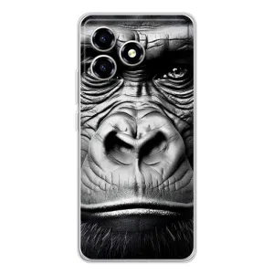 Чехлы с Горилой на ZTE Blade A36 (Черная обезьяна)