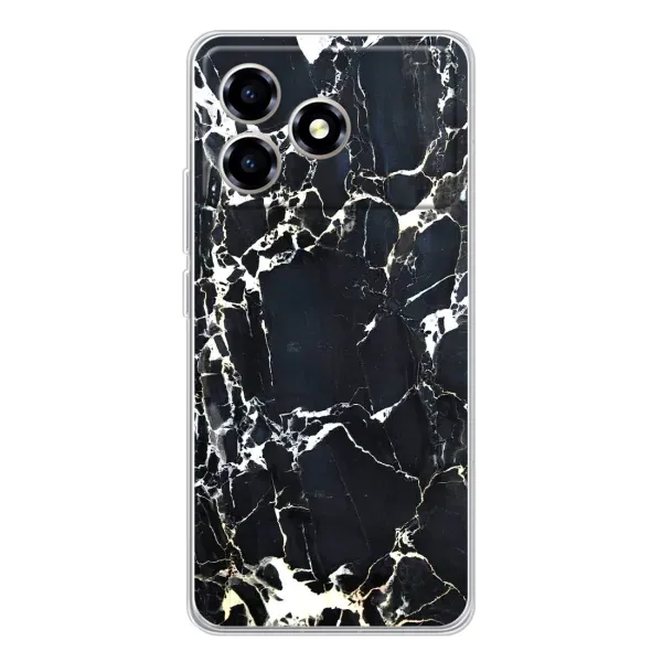 Чехол с рисунком «Чёрный мрамор» для ZTE Blade A36 Чехол с рисунком «Чёрный мрамор» для ZTE Blade A36
