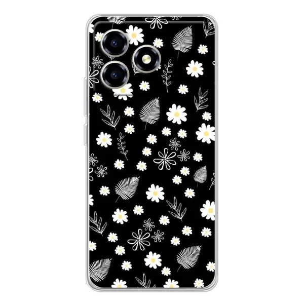 Чехол с рисунком «цветение на чорном» для ZTE Blade A36 Чехол с рисунком «цветение на чорном» для ZTE Blade A36