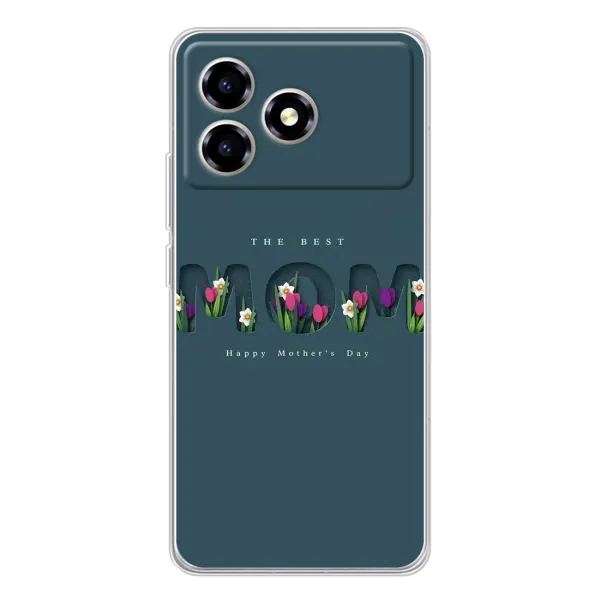 Чехол с рисунком «Ко дню мамы» для ZTE Blade A36 Чехол с рисунком «Ко дню мамы» для ZTE Blade A36