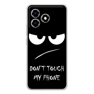 Чехол с прикольным текстом на ZTE Blade A36 (Dont)