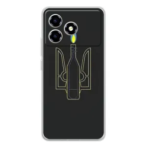 Чехол с картинкой (Патриотический ГЕРБ) на ZTE Blade A36 (Герб - Молотова)