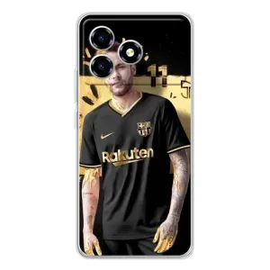 Силиконовый Чехол ZTE Blade A36 (Gold Neymar)