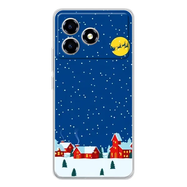 Чехол с рисунком «Город в снегу» для ZTE Blade A36 Чехол с рисунком «Город в снегу» для ZTE Blade A36