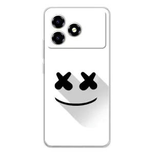 Силиконовые Чехлы (смешные стикеры) для ZTE Blade A36 (Х-Х)